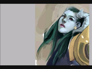 Speed painting Aion fanart - Yukkah