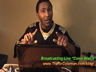 TrafficColeman Broadcasting Live - Learn Internet Marketing