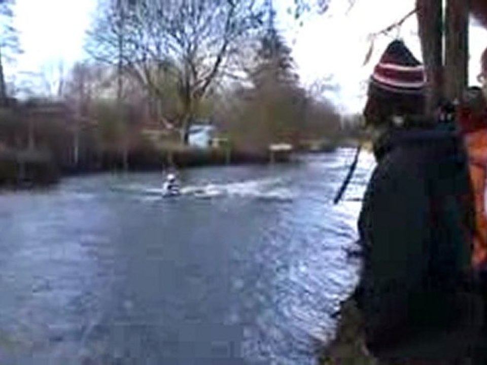 yoann hautecloche m1 championnat normandie 2009 kayak slalom
