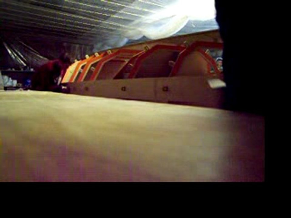 pose du premier bordé  du n°62  bouvet guyane 2012