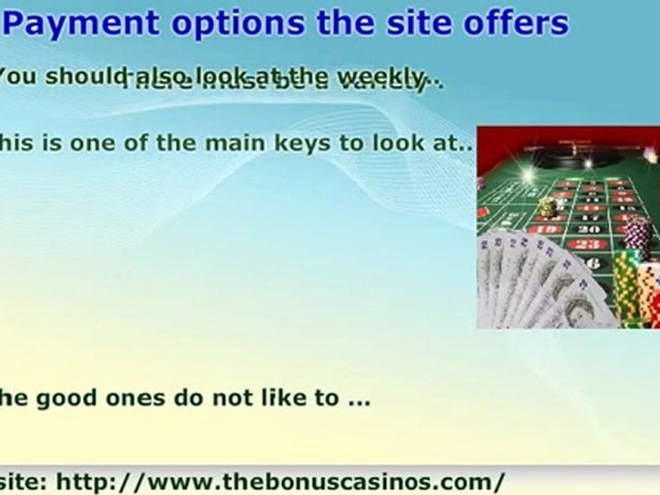 Right Way to Choose Online casino