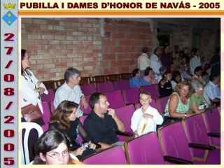 Elecció de la Pubilla i Dames de Navàs 2005