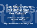 Les Maltraitances 1/4 - Conférence de Brigitte Oriol