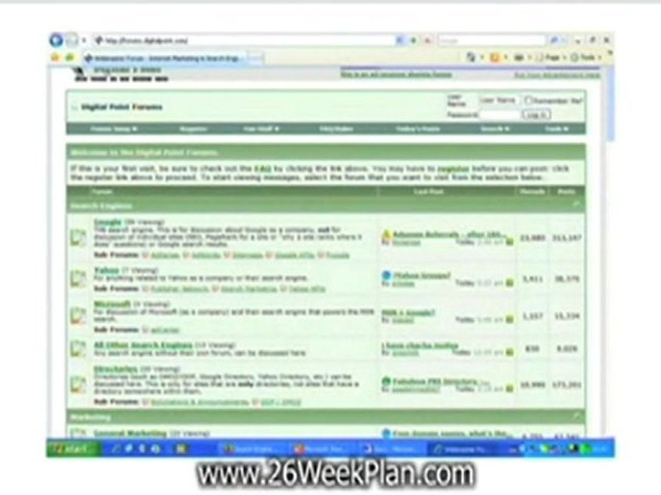 Forum Interaction - Week #19 - Internet Marketing Plan