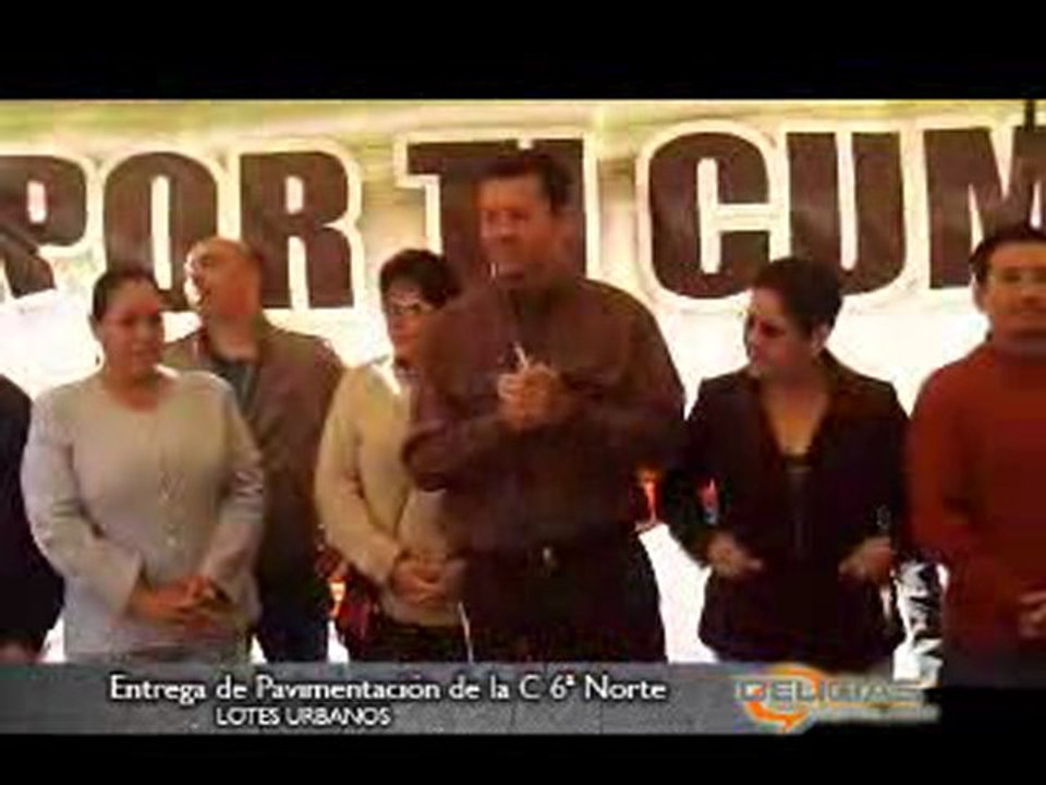 ENTREGA DE PAVIMENTACION