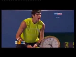 TENNIS - DEL POTRO vs BLAKE (End match 1)