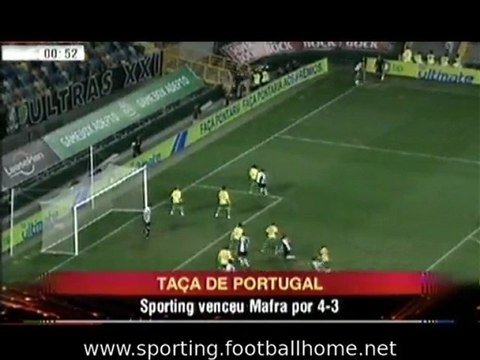 Sporting - 4 Mafra - 3 de 2009/2010 Taça de Portugal