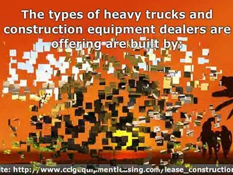 Heavy Construction Equipment and Trucks. New and Used, For S