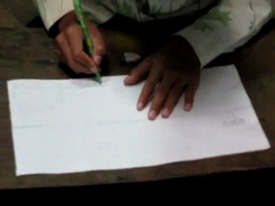 Cours de dessins à Phare, Battambang, Cambodge