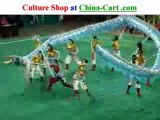 chinese  dragon dance in China