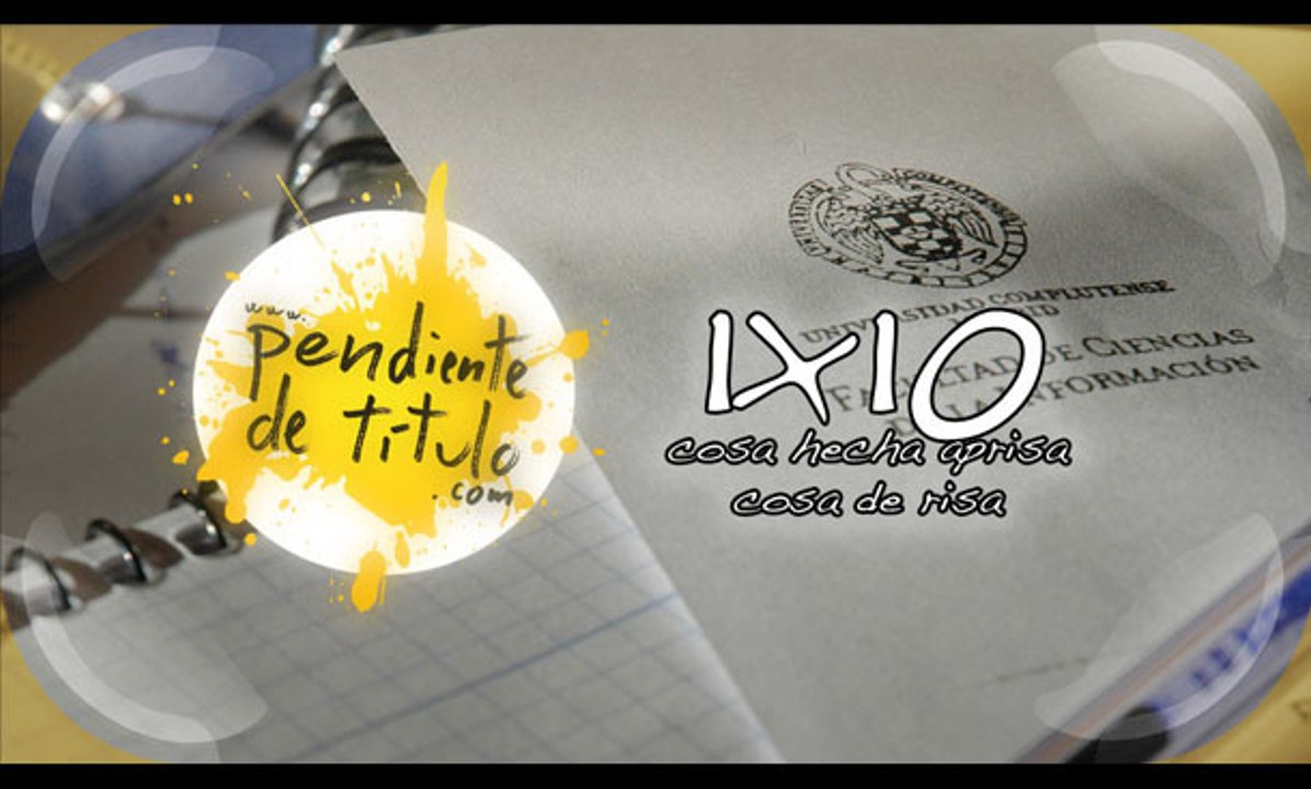 1x10-Cosa hecha aprisa, cosa de risa