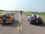 Bugatti Veyron vs Mustang 1000cv