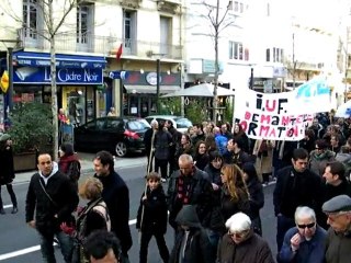 actualité perpignan en VIDEO  manifestation perpignan 2010