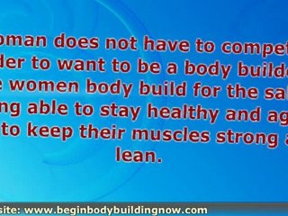 What Does It Take to be a Bodybuilding Woman