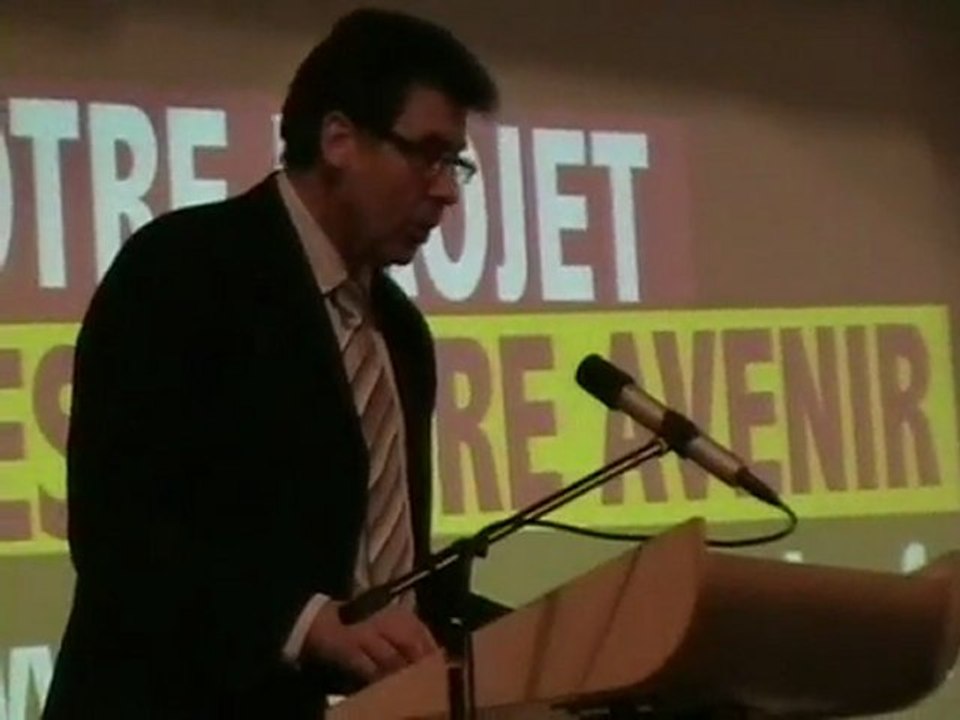 Pierre Mathieu aux côtés des socialistes