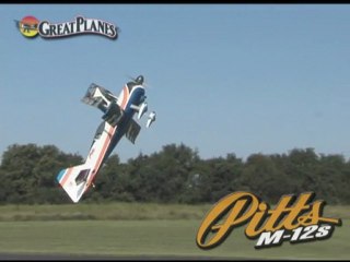 Great Planes 25% Pitts M-12S 50cc ARF - Action Shots