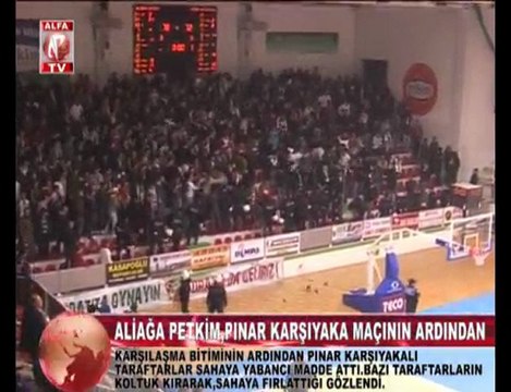 aliağa petkim pınar karşıyaka karşılaşması olaylar