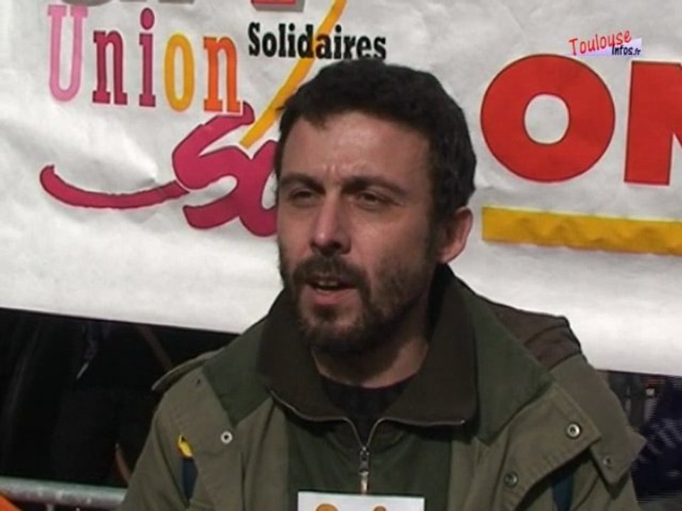 Grève du service public à Toulouse