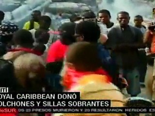 Empresa de lujo manda cruceros a playas de Haití