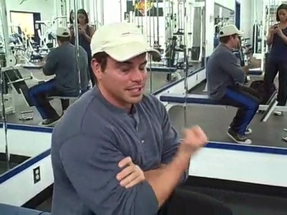 Bicep Exercise - Lying Cable Curls