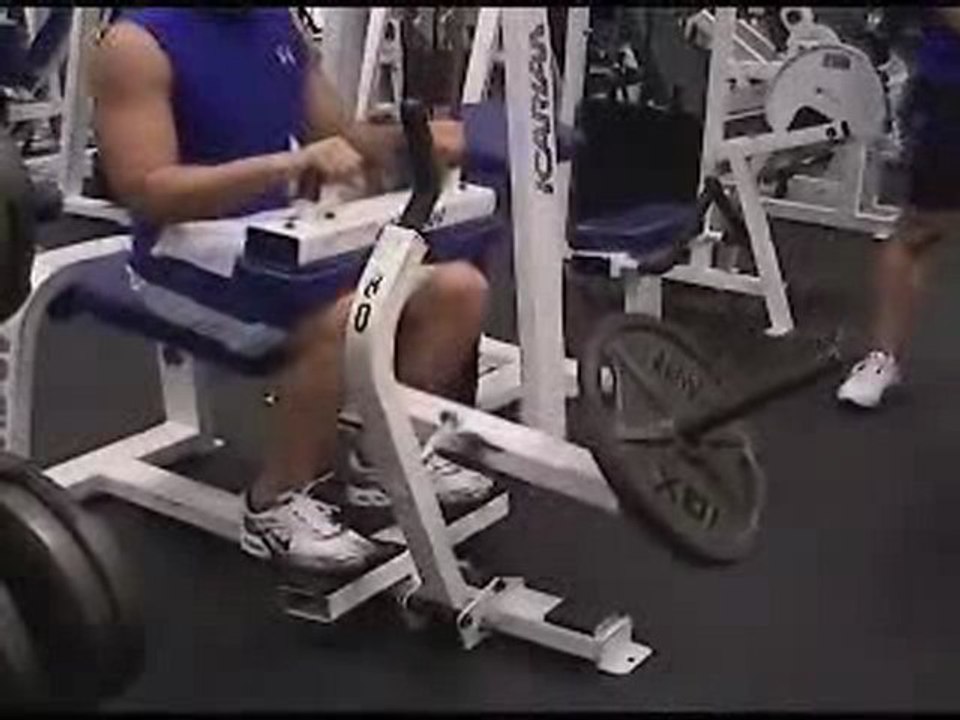 Calf Exercise: Seated Calf Raises