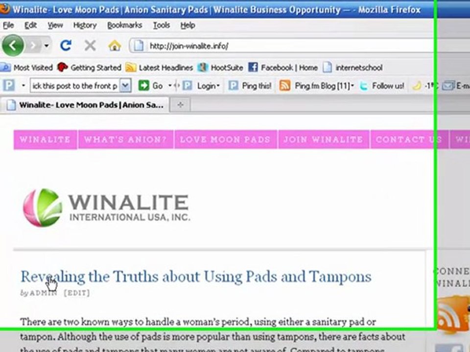 Blogging Tip- Keeping Post At The Top Of Page