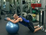 Exercise Ball Ab Roll Outs