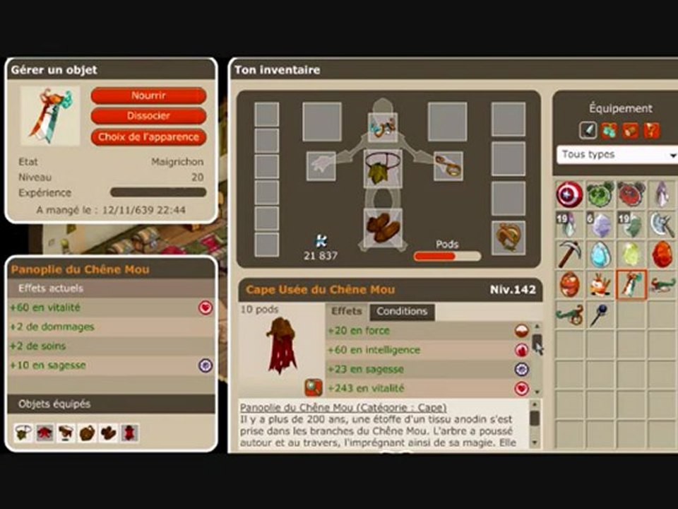 [Dofus] Danger-Mortel Iop Feu 160 sur Maimane