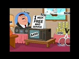 FAMILY GUY- PETER ON WHEEL OF FORTUNE *HD*