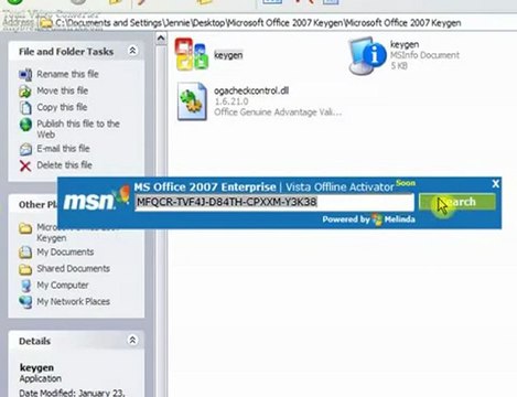 Microsoft Office 2007 Activation Keygen