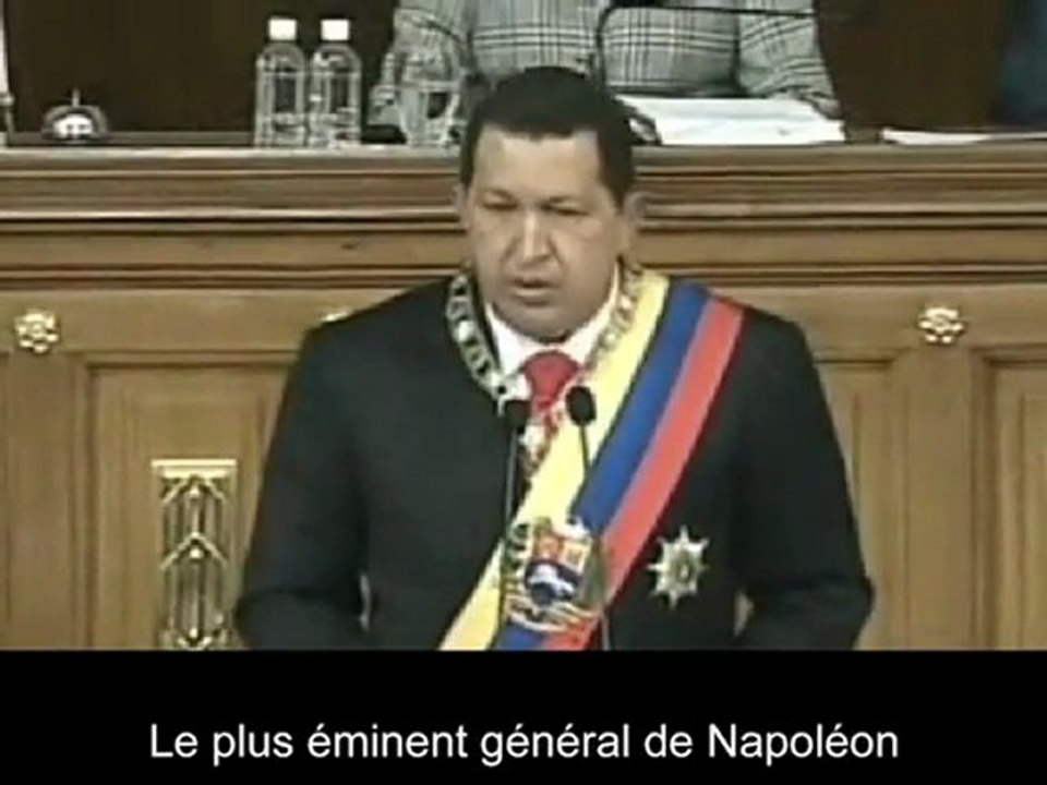 Chavez : le drame d'Haiti et l'imperialisme (VOST)