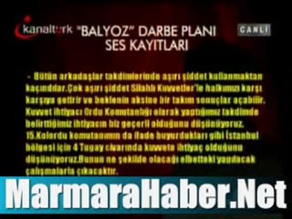 Balyoz Darbe Planı'nın ses kayıtları
