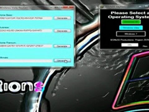 KeyGEN Windows XP Vista Windows 7