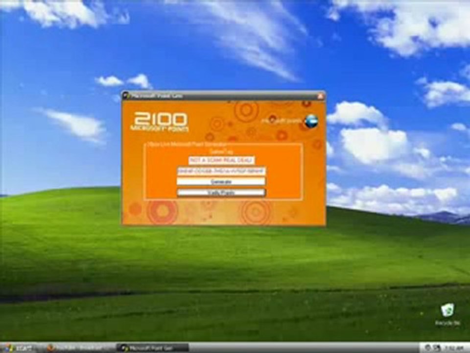 Microsoft Points generator v1 Officially