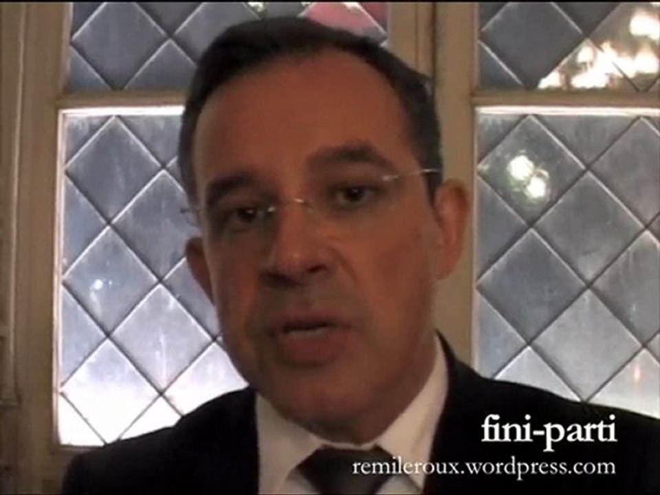 Thierry Mariani (UMP) évoque les élections régionales 2010 2