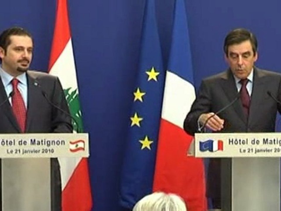 Saad Hariri et François Fillon