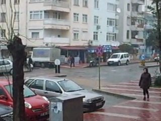 Çanakkale'de kar yağışı