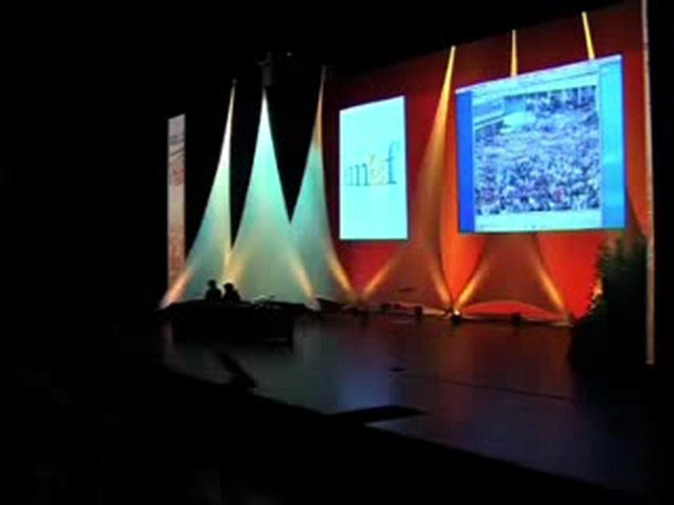 Le congrès des 100 ans de l'UNEF à Lille en 2007