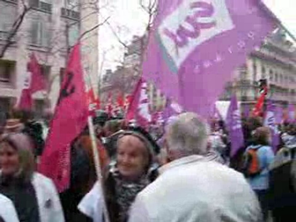 manifestation contre ordre infirmier Paris 26/01/10