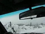 Mercedes Benz dans la neige w123 td