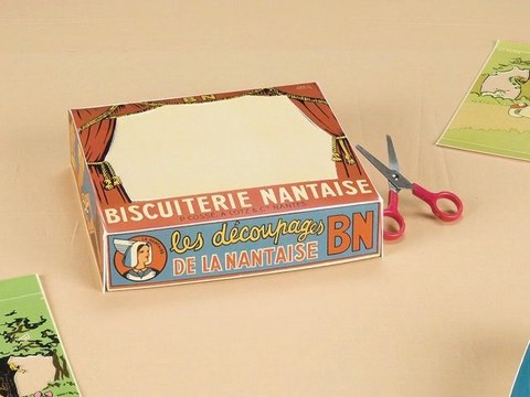Les découpages animés de Jorj Morin : Biscuiterie Nantaise