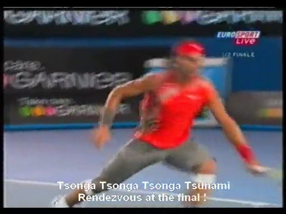 Tsonga Tsunami Open d'australie 2008