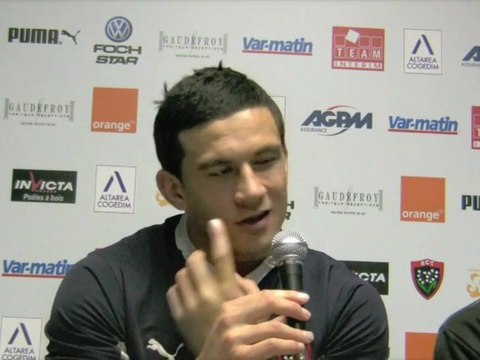 Sonny Bill Williams avant la rencontre RCT / Castres (ERC)