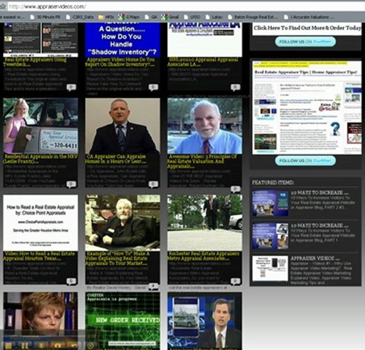 Real Estate Appraiser Videos dot com Has Launched