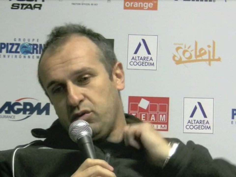 Philippe Saint André avant la rencontre RCT / Castres