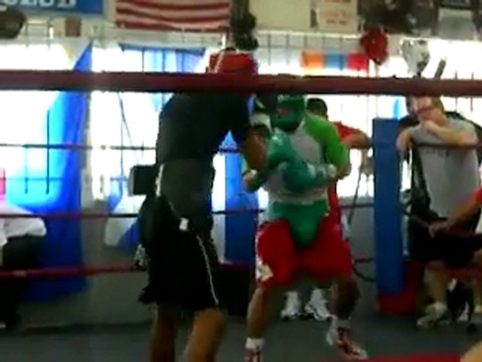 Manny Pacquiao vs Amir Khan en sparring