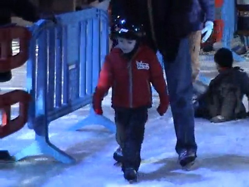 A la patinoire