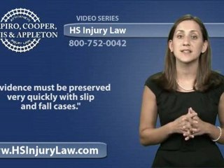 Protect Yourself in Your Slip & Fall Case - Foster Vid