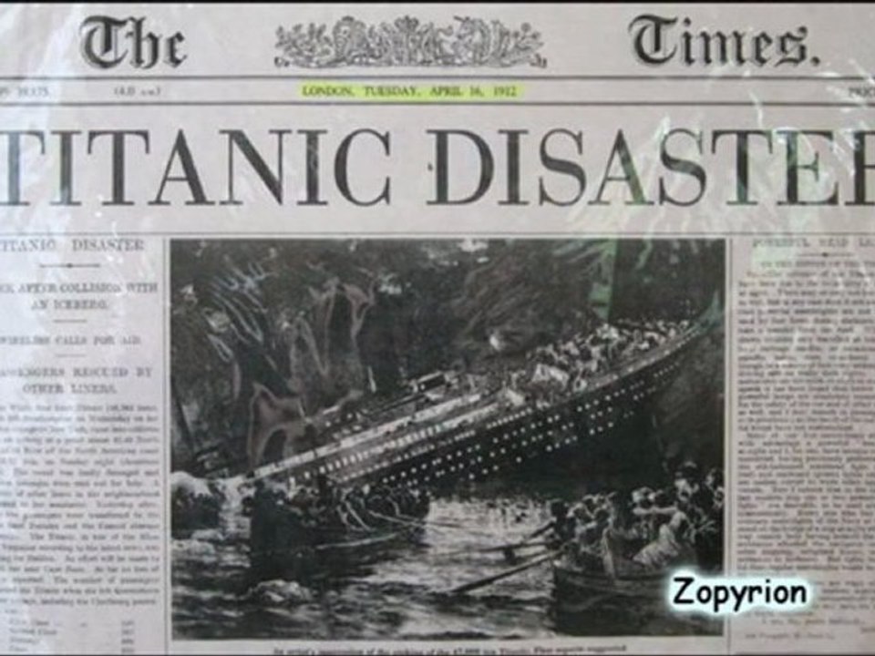 LE TITANIC CATASTROPHE MARITIME 2