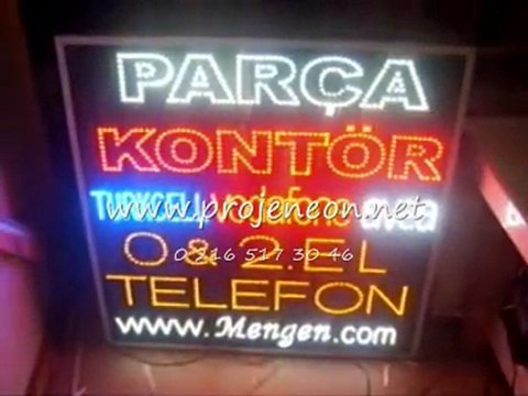 led tabela kontor vodafone turkcell led tabela yapımı